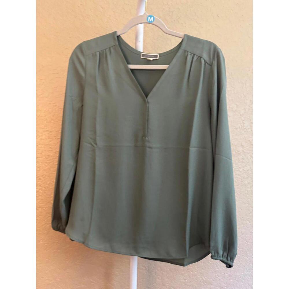 Pleione- Medium Green Top/Blouse
